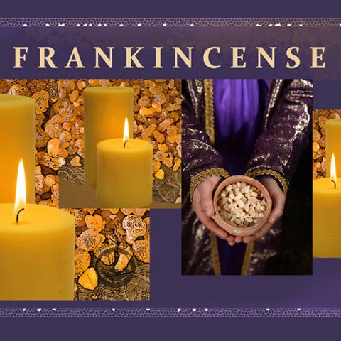 Frankincense Scented Pillar Candles - Armadilla Wax Works Candle Store