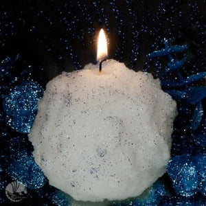Snowball Candles - Snowy Night Fragrance - Armadilla Wax Works Candle Factory Store