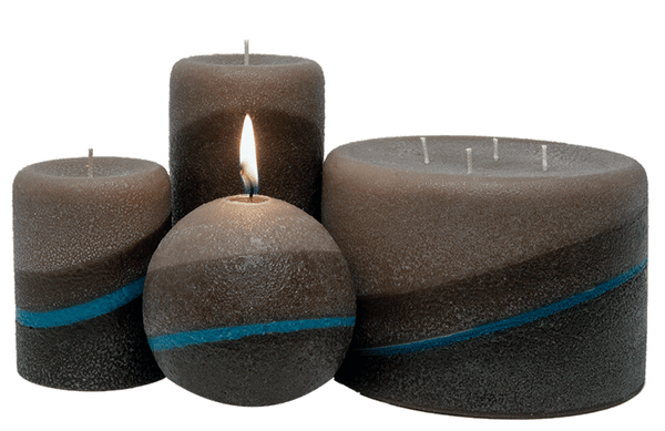 Desert Rain Scented Pillar Candle - Armadilla Wax Works Candle Store