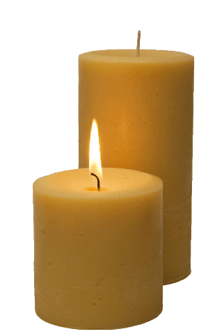 Frankincense Scented Pillar Candles - Armadilla Wax Works Candle Store