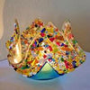 Glassworks Fused Glass Votive Holders - Armadilla Wax Works Candle Store