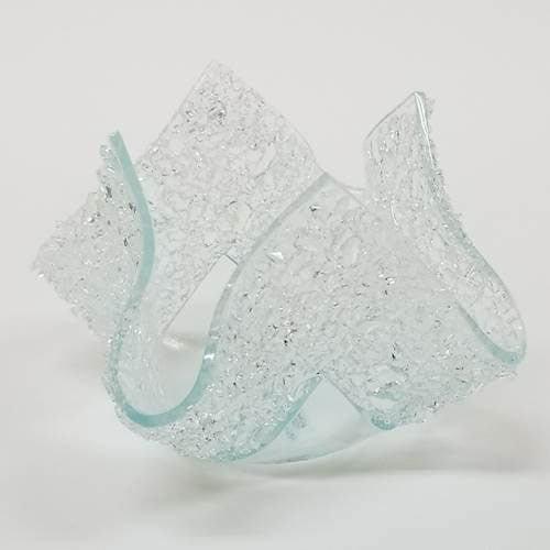 Glassworks Fused Glass Votive Holders - Armadilla Wax Works Candle Store