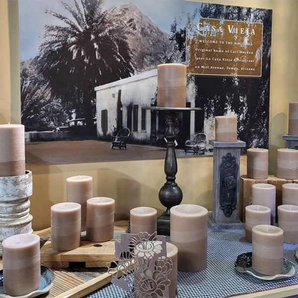 Casa Vieja Scented Pillar Candle - Candle Factory Store