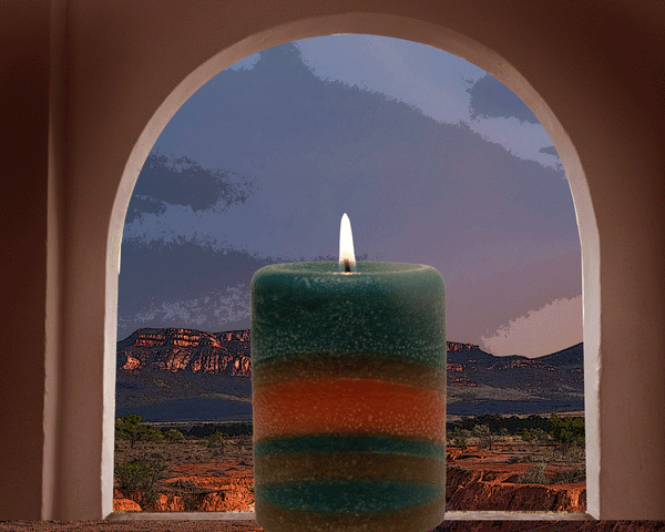 Copper Canyon Scented Pillar Candle