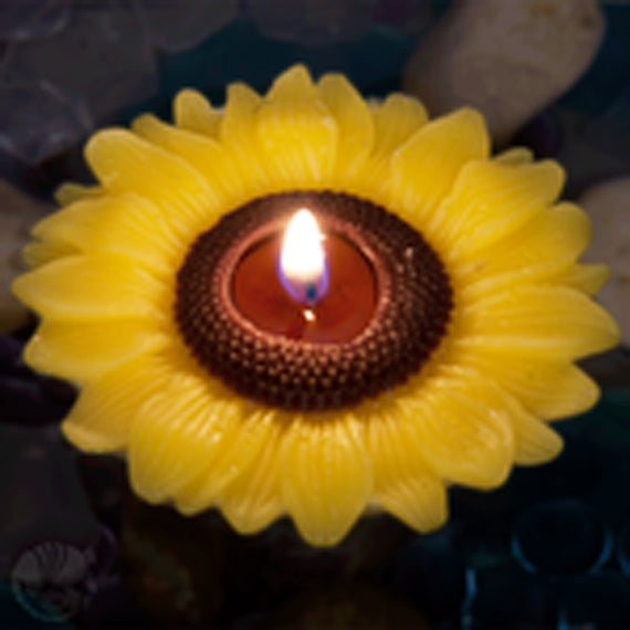 Sunflower 3 inch Floating Candle - Candle Factory Store