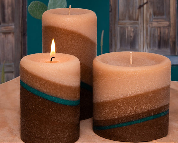 Casa Vieja Scented Pillar Candle - Armadilla Wax Works Candle Store