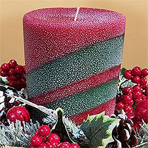 Christmas Morning Scented Pillar Candle - Armadilla Wax Works Candle Store