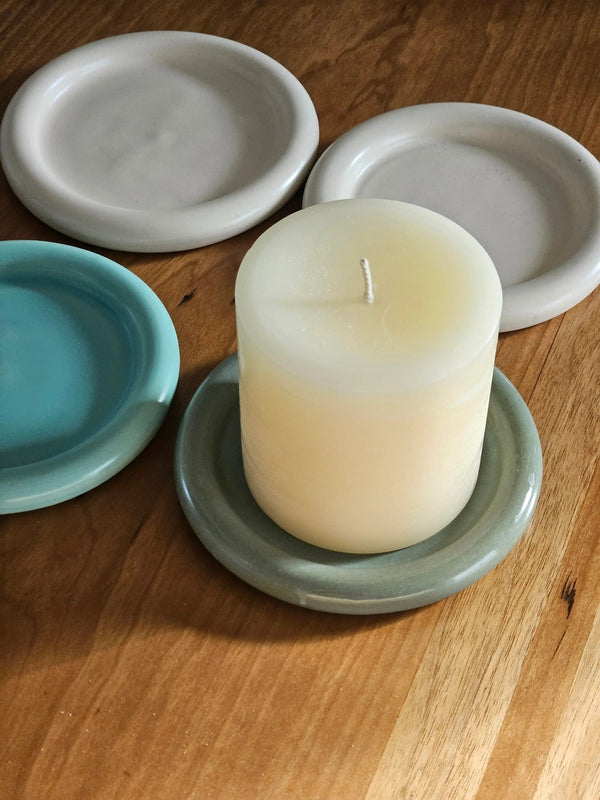 Chunky Plate, Medium. - Armadilla Wax Works Candle Store