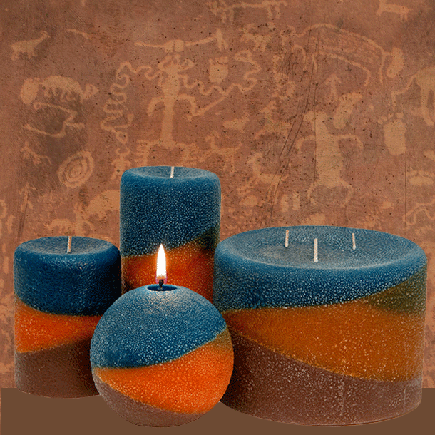 Copper Canyon Scented Pillar Candle - Candle Factory Store