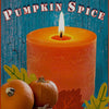 Pumpkin Spice Scented Pillar Candles - Armadilla Wax Works Candle Store