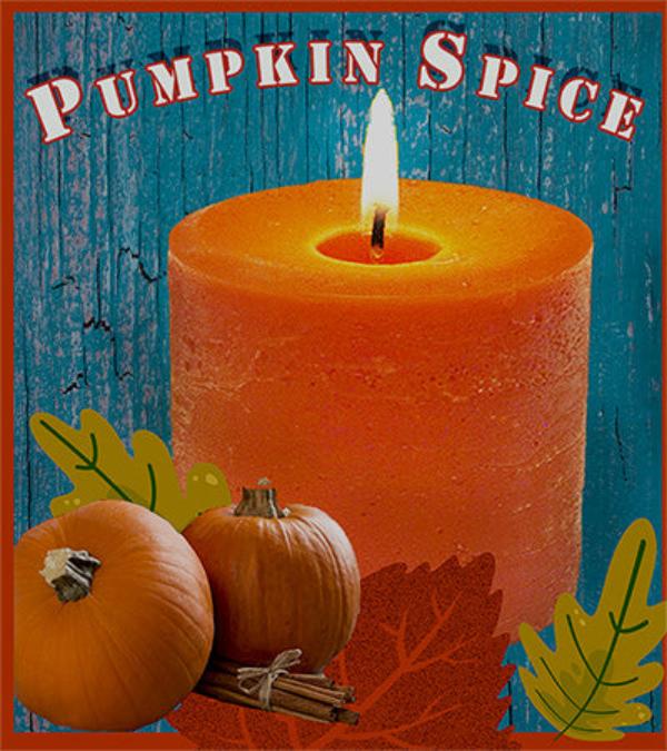 Pumpkin Spice Scented Pillar Candles - Armadilla Wax Works Candle Store