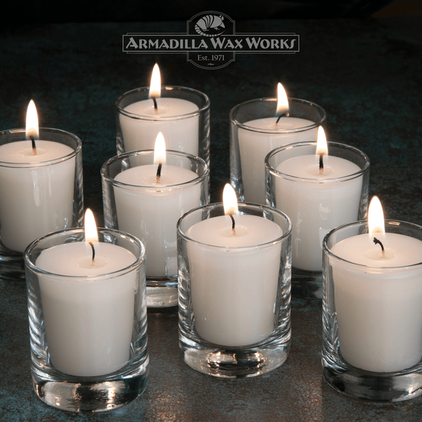 UNscented Votives - Armadilla Wax Works Candle Store