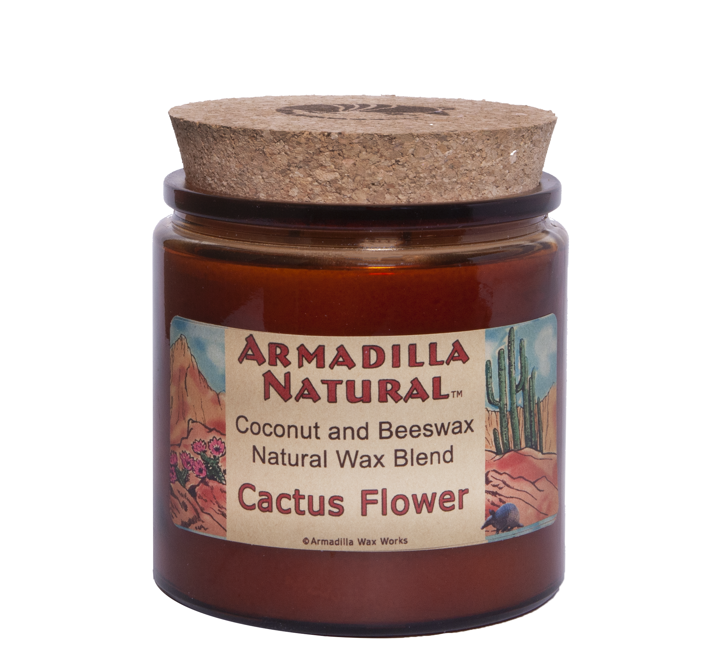 Cactus Flower Coconut Beeswax - Armadilla Wax Works Candle Factory Store