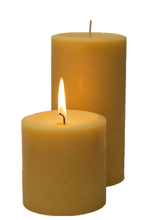 Frankincense Pillar Candle - Armadilla Wax Works Candle Factory Store
