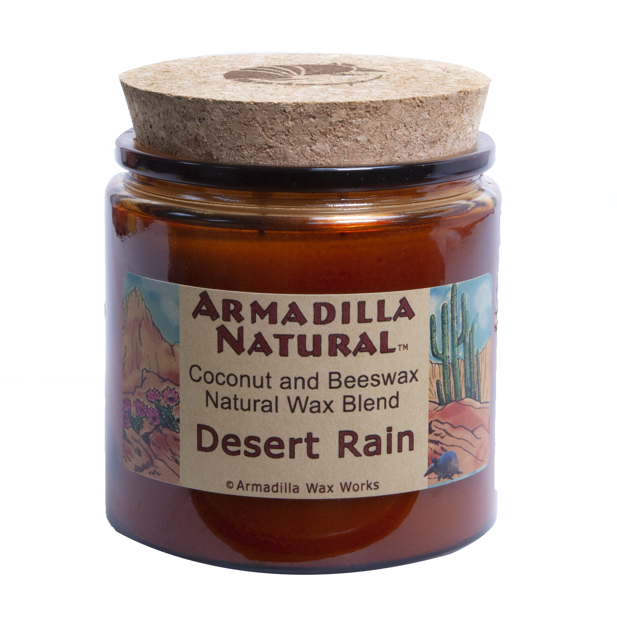 Desert Rain Coconut Beeswax - Armadilla Wax Works Candle Factory Store