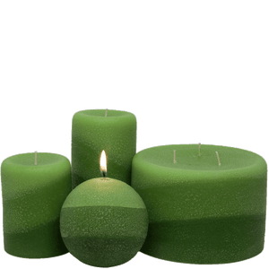 Scented Pillar Candle, Lemongrass - Armadilla Wax Works Candle Factory Store