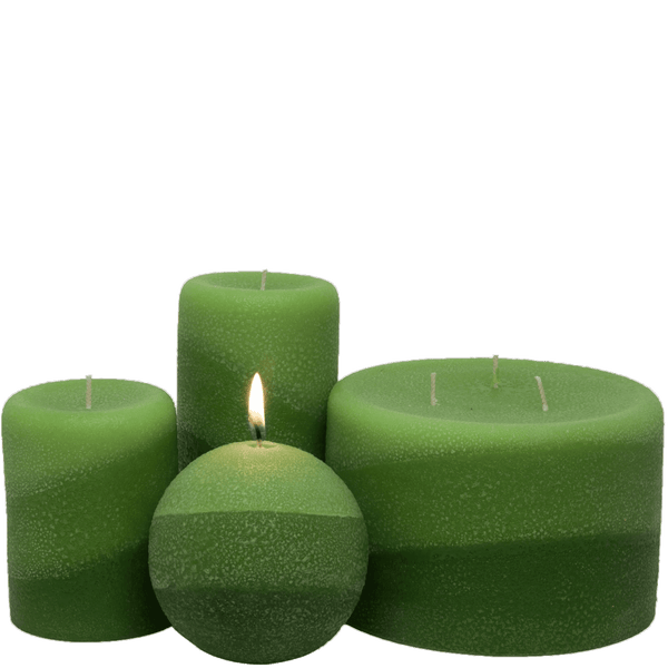 Scented Pillar Candle, Lemongrass - Armadilla Wax Works Candle Factory Store