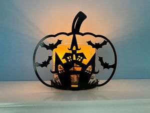 Steel Silhouette Pillar Holder - Candle Factory Store