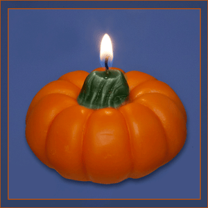 Pumpkin 3 inch Floating Candle - Armadilla Wax Works Candle Factory Store
