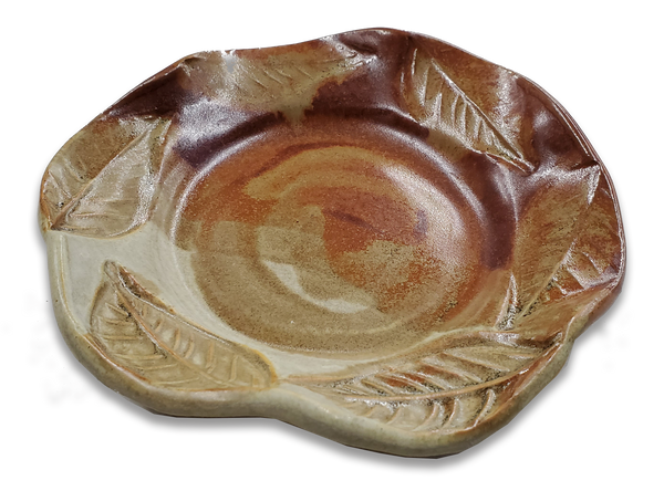 Ruffle Edge Ceramic Candle Holder Plate - Armadilla Wax Works Candle Factory Store