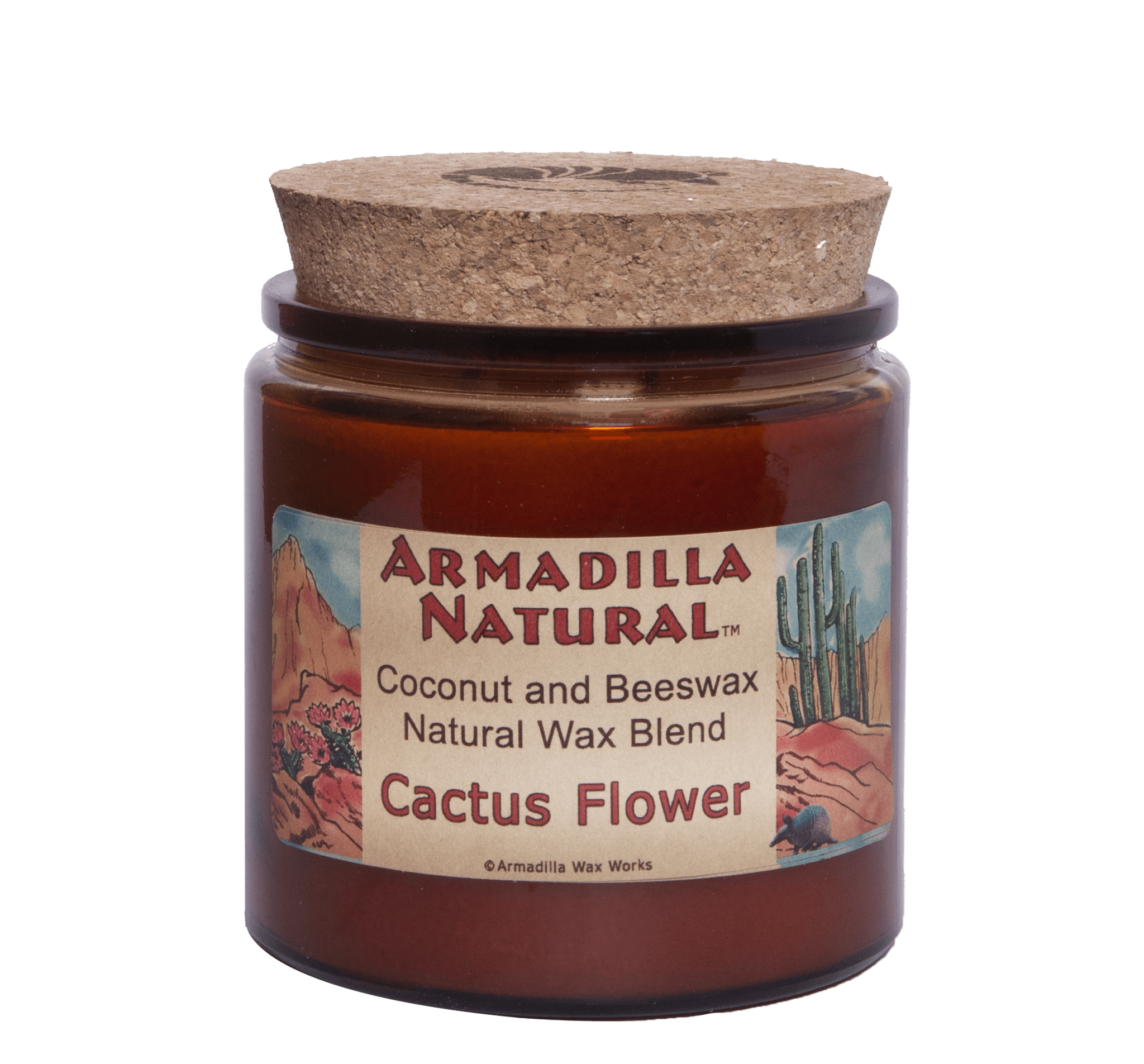 Cactus Flower Coconut Beeswax - Armadilla Wax Works Candle Store