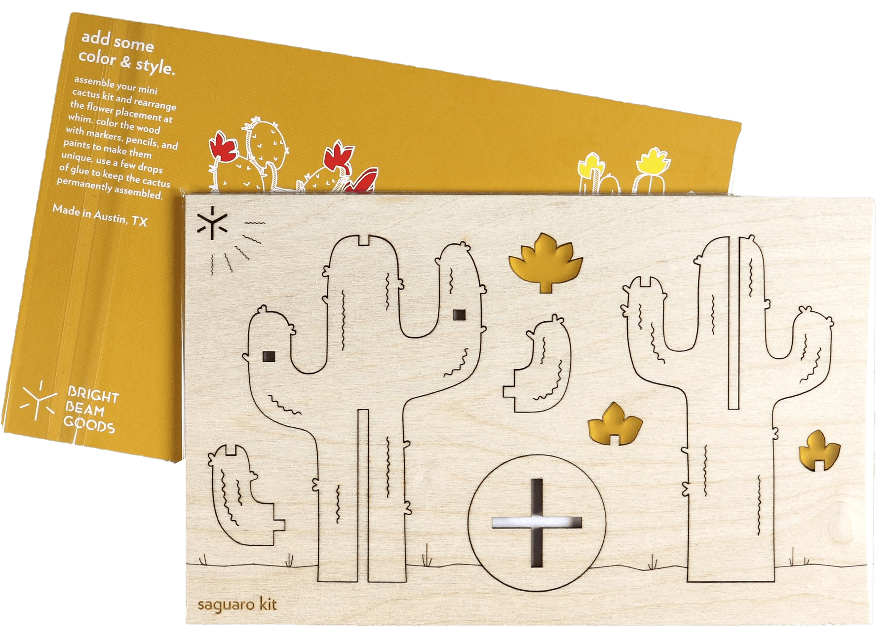 Cactus Kit, Laser Cut - Armadilla Wax Works Candle Store