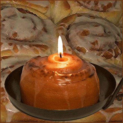 Cinnamon Roll Scented Candles - Armadilla Wax Works Candle Store