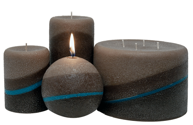 Desert Rain Scented Pillar Candle - Armadilla Wax Works Candle Store