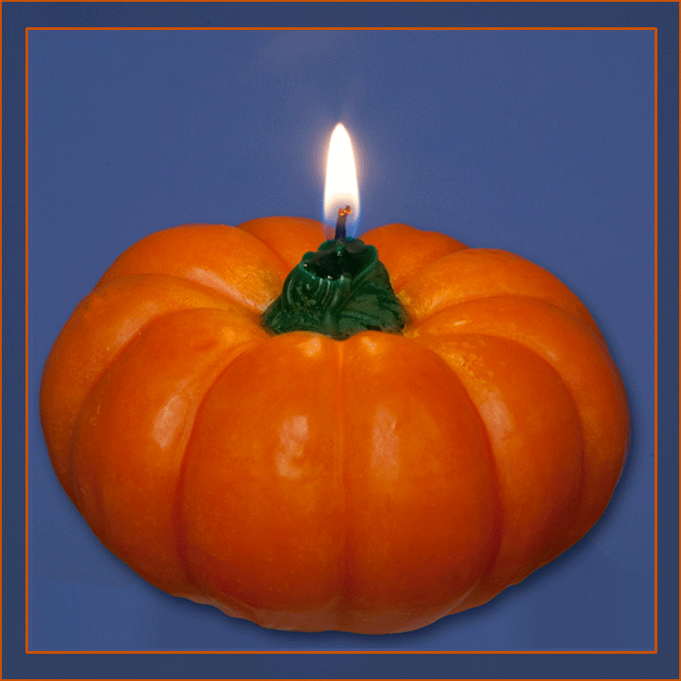 Pumpkin 4 inch Floating Candle - Armadilla Wax Works Candle Store