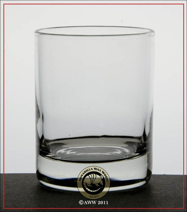 Straight Side Glass Votive Cup - Armadilla Wax Works Candle Store